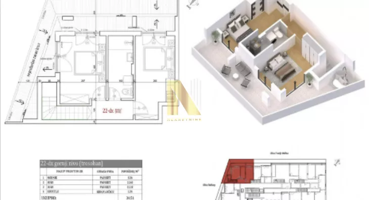 Trosoban stan | 4zida