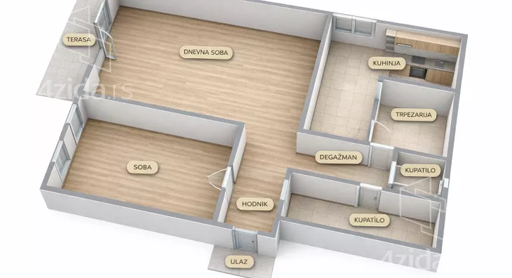 Dvosoban stan | 4zida