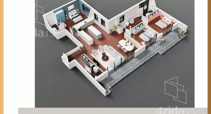 Četvorosoban stan | 4zida