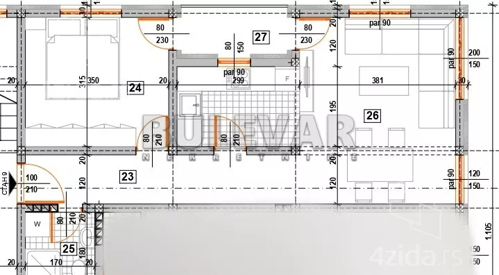 Dvosoban stan | 4zida