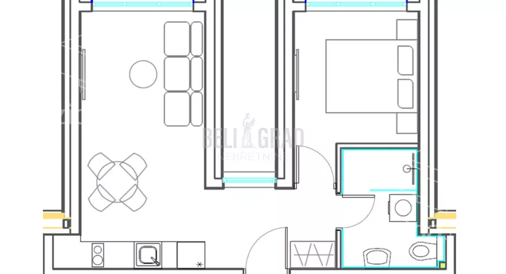 Dvosoban stan | 4zida