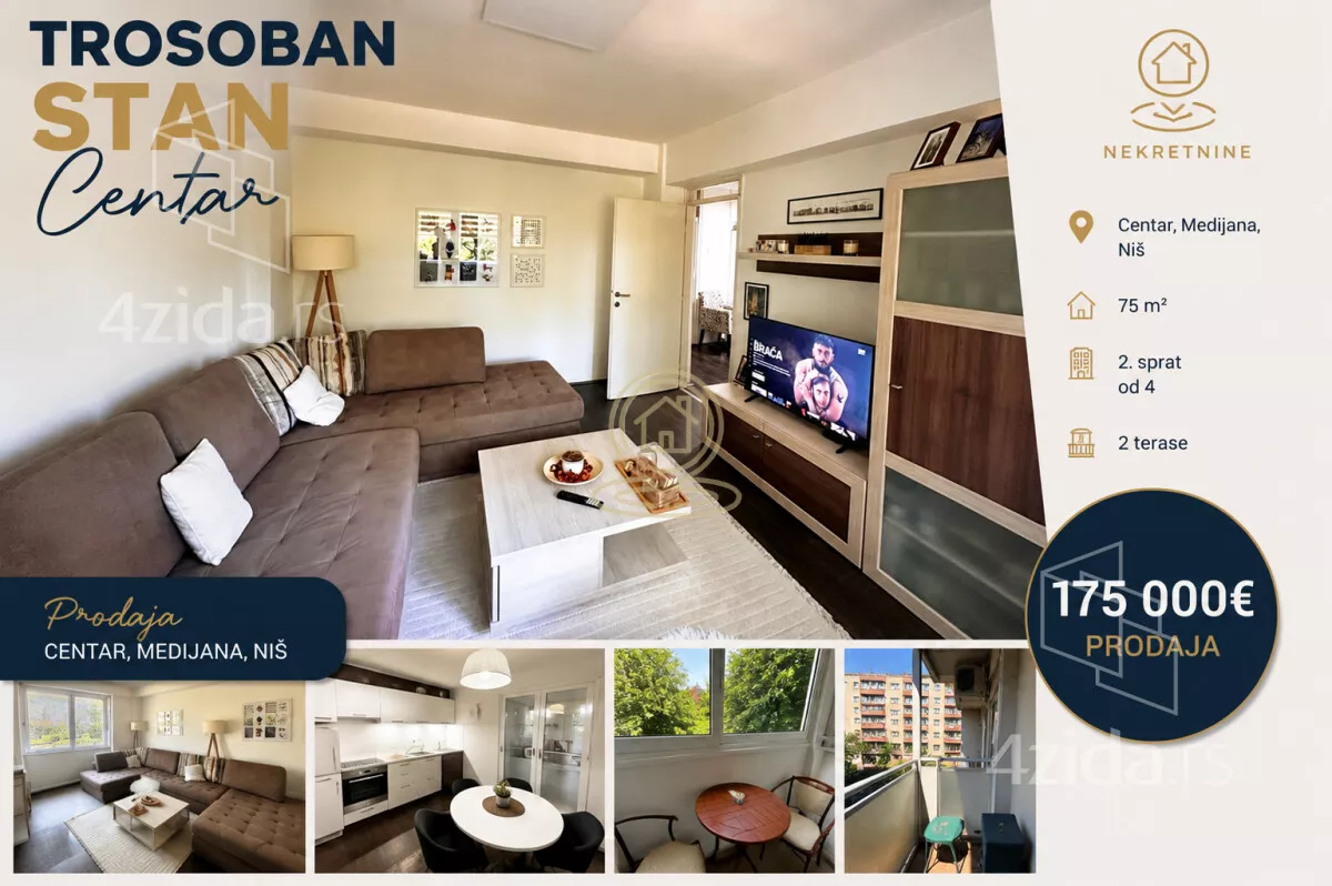 Trosoban stan | 4zida