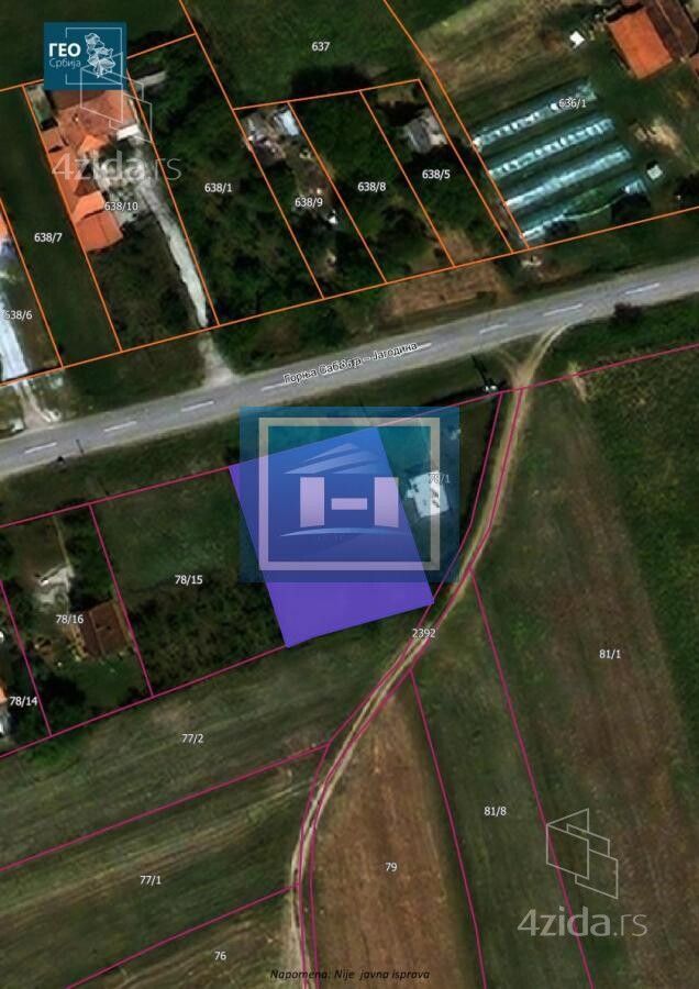 Zemljište · 1000 m² · Jagodina