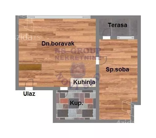 Jednoiposoban stan | 4zida