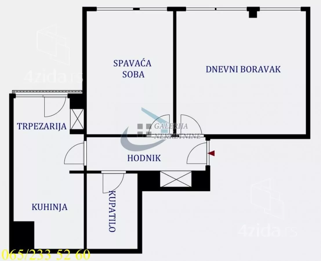 Dvosoban stan | 4zida