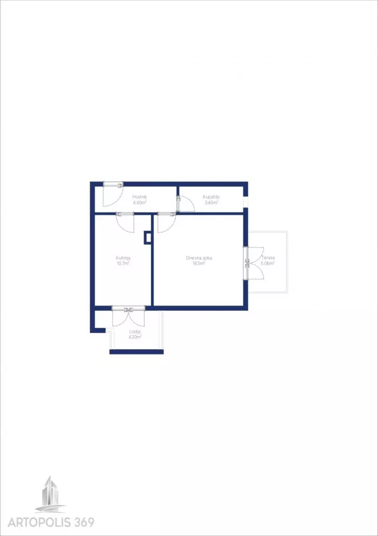 Jednoiposoban stan | 4zida