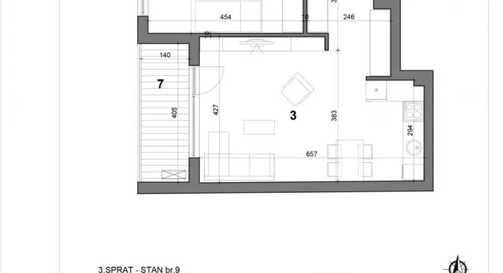 Trosoban stan | 4zida