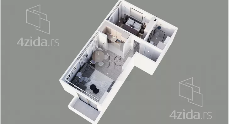 Dvosoban stan | 4zida