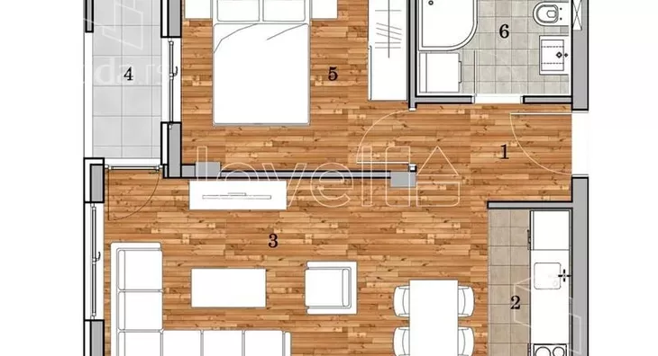 Dvosoban stan | 4zida