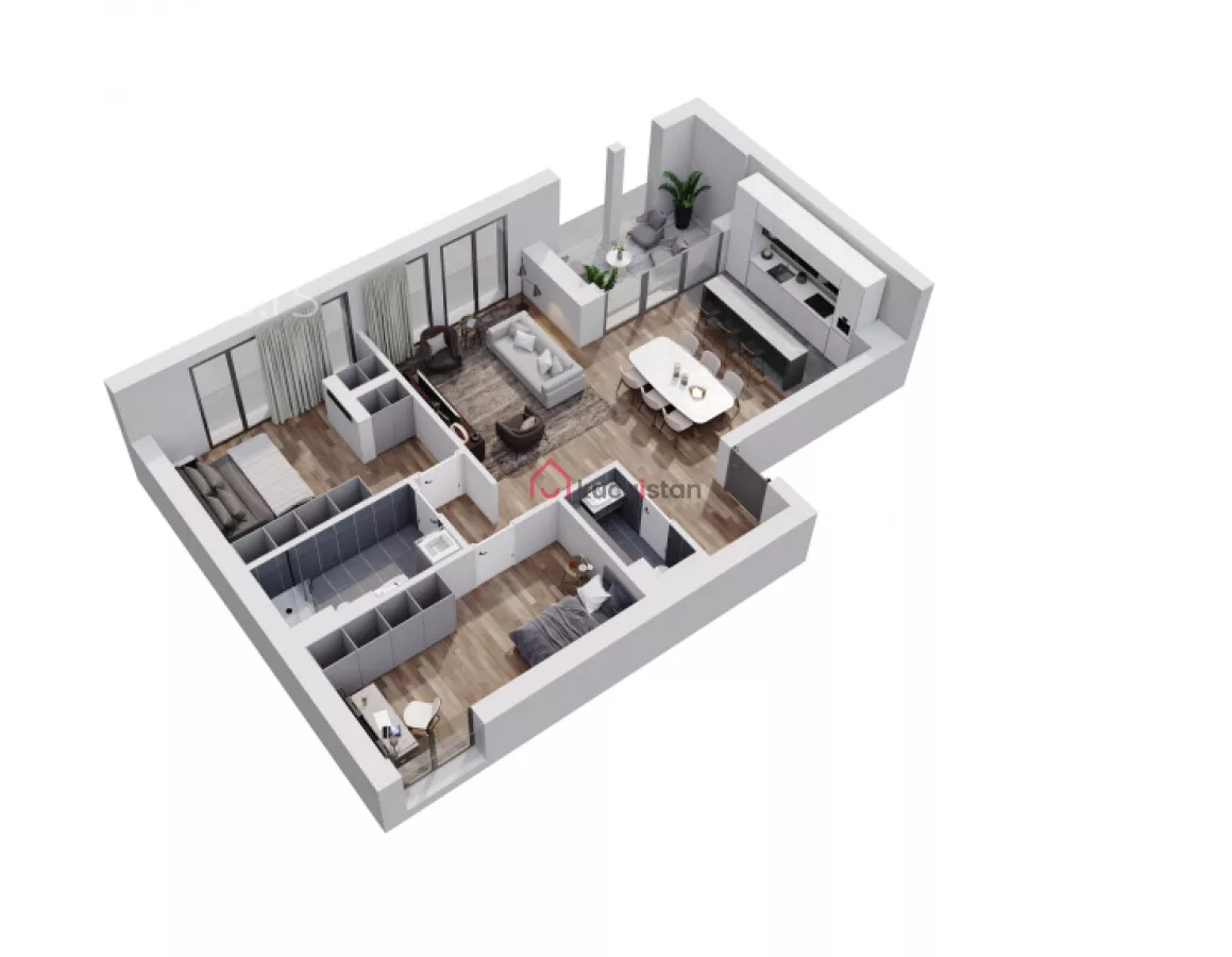 Trosoban stan | 4zida