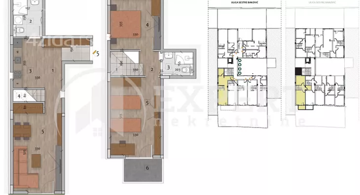 Trosoban stan | 4zida
