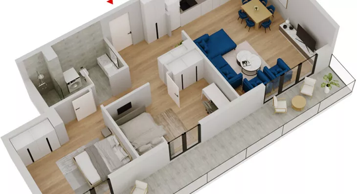 Trosoban stan | 4zida