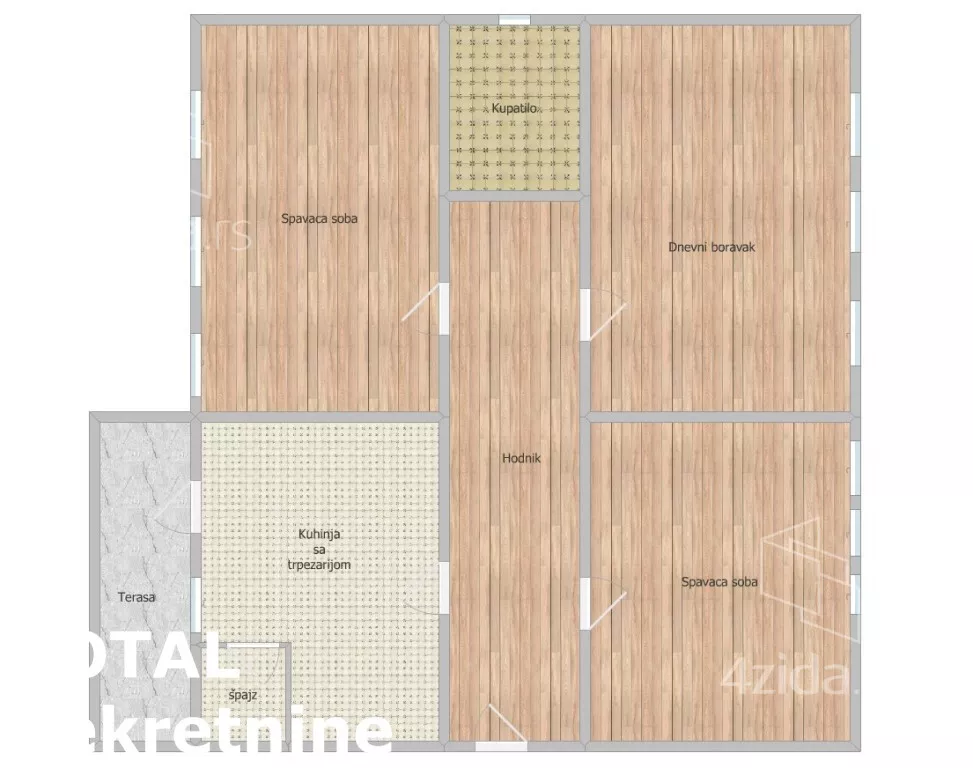 Trosoban stan | 4zida