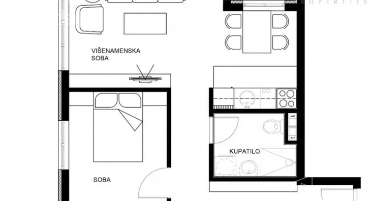 Dvosoban stan | 4zida