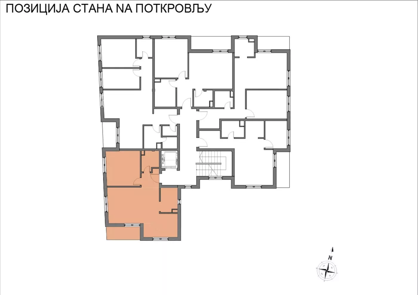 Jednoiposoban stan | 4zida