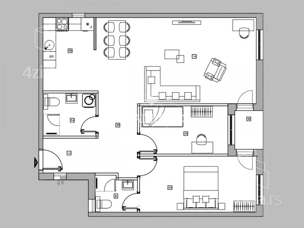 Dvoiposoban stan | 4zida