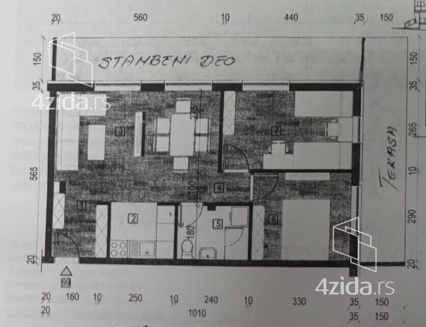 Trosoban stan | 4zida