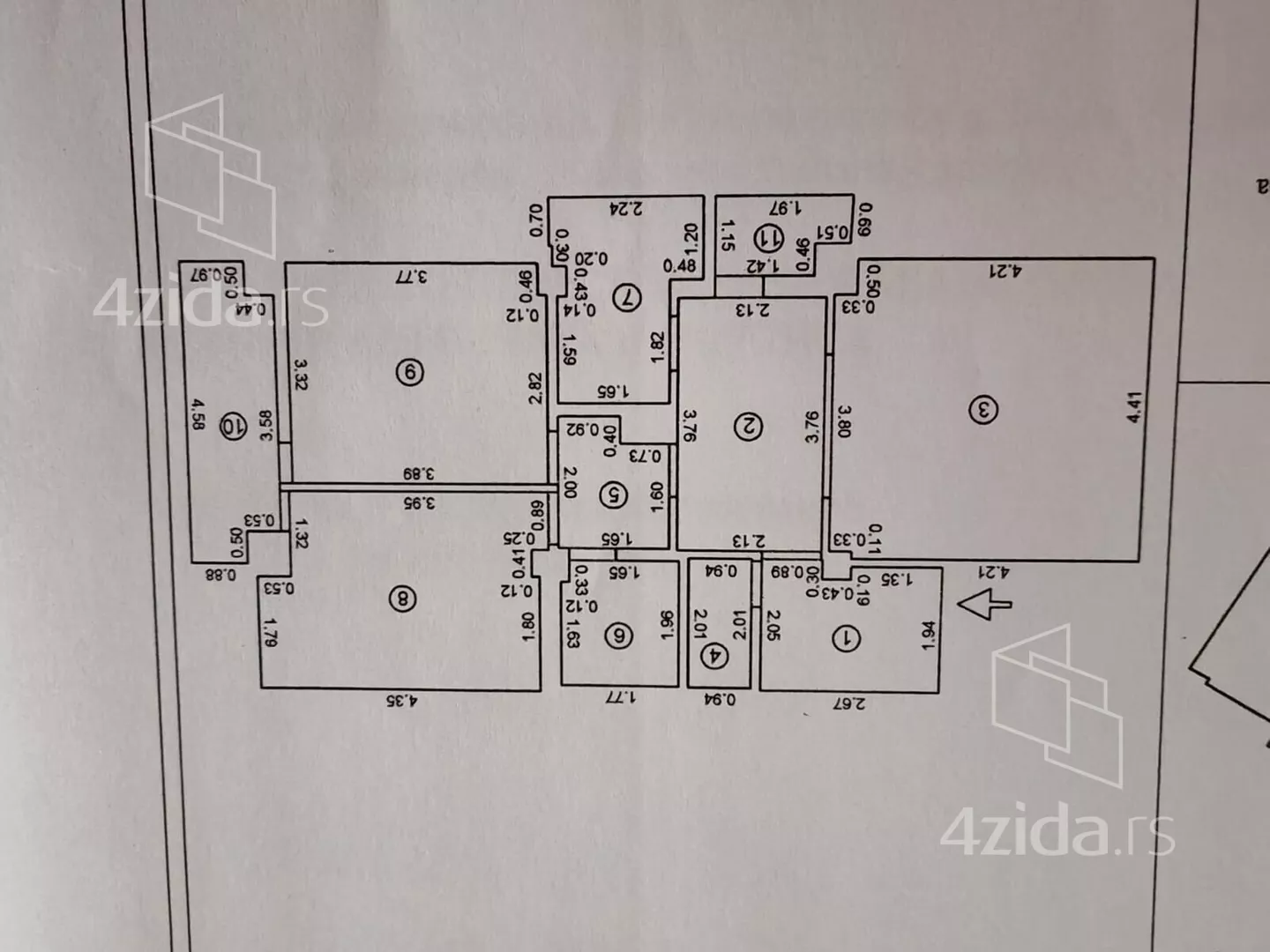 Trosoban stan | 4zida
