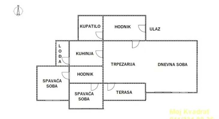 Trosoban stan | 4zida