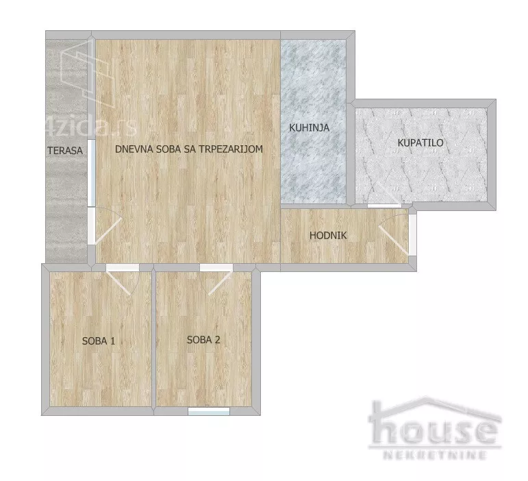 Trosoban stan | 4zida