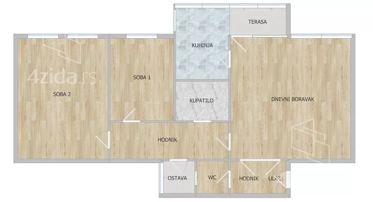 Dvoiposoban stan | 4zida