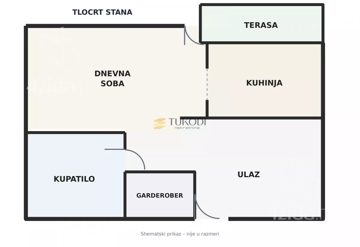 Jednosoban stan | 4zida