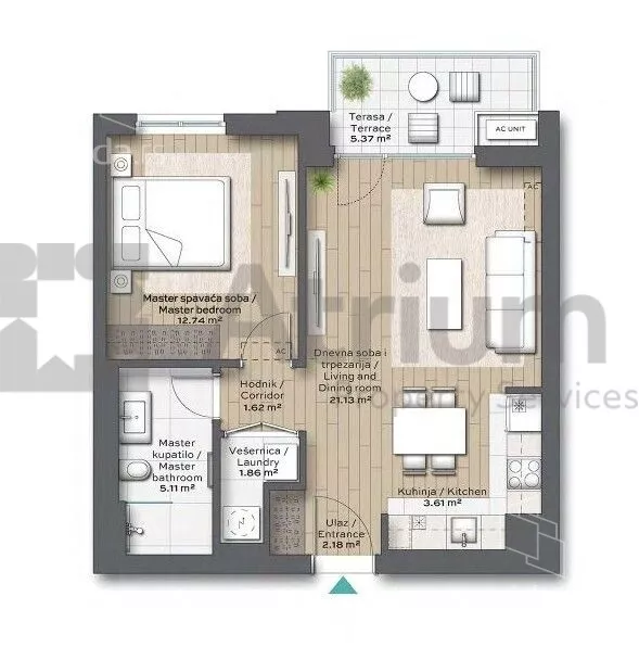 Dvosoban stan | 4zida