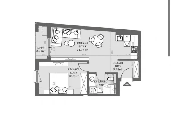 Dvosoban stan | 4zida