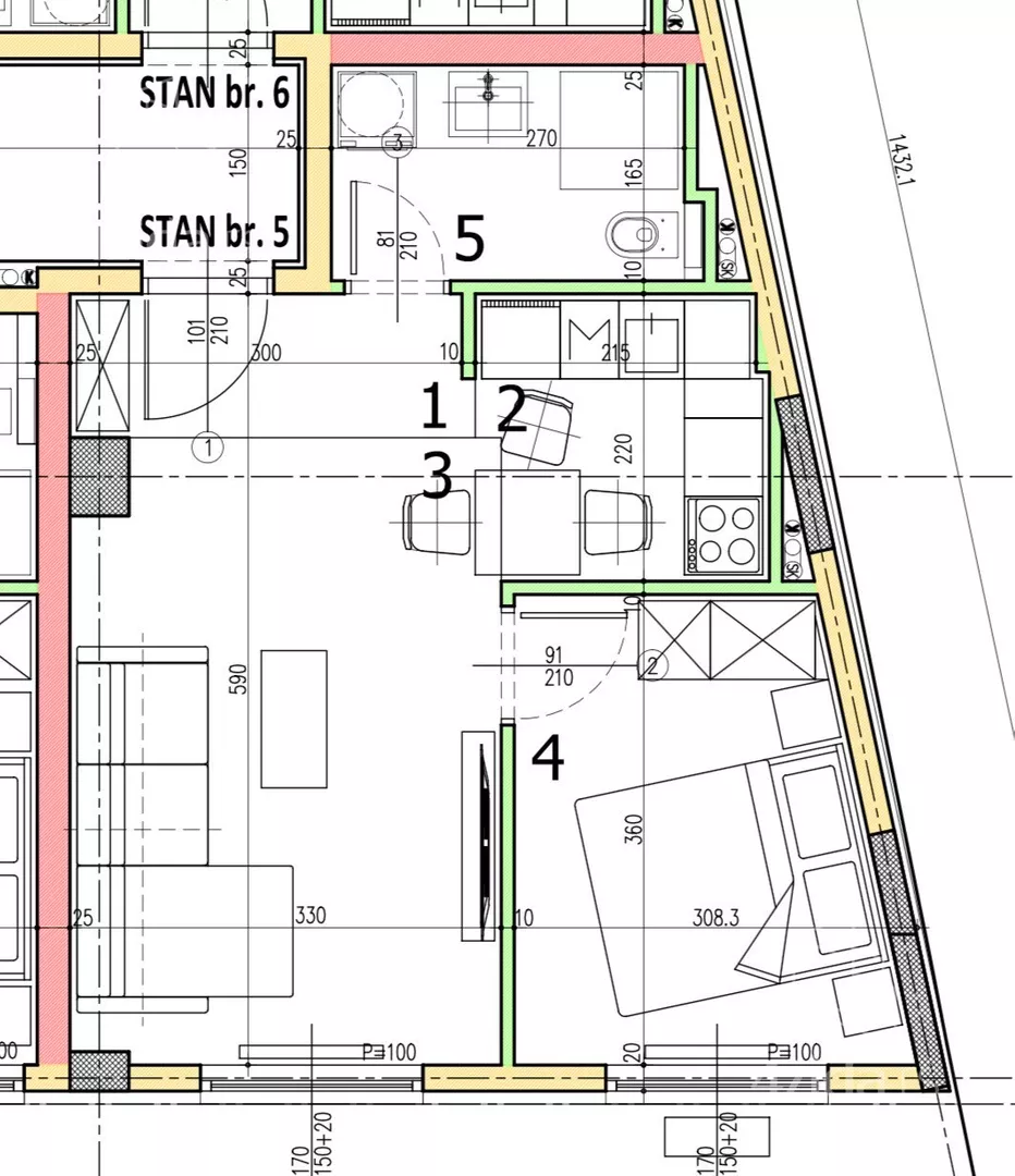 Jednoiposoban stan | 4zida
