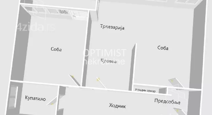 Dvosoban stan | 4zida