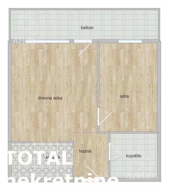Jednoiposoban stan | 4zida