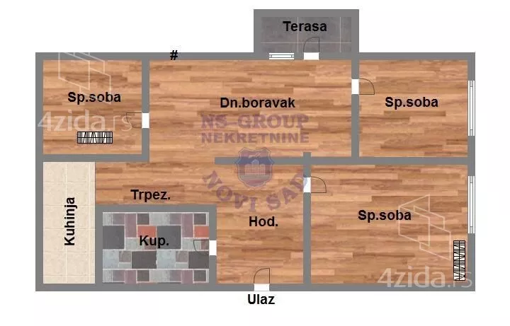Troiposoban stan | 4zida
