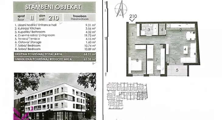 Trosoban stan | 4zida