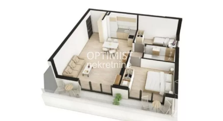 Trosoban stan | 4zida