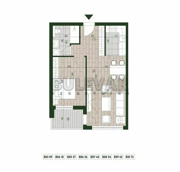 Dvosoban stan | 4zida