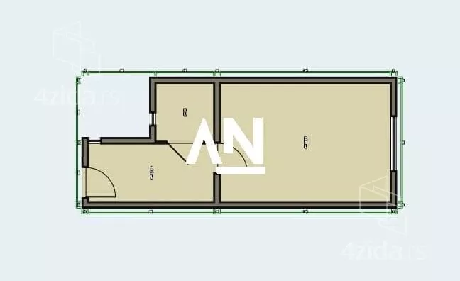 Jednosoban stan | 4zida