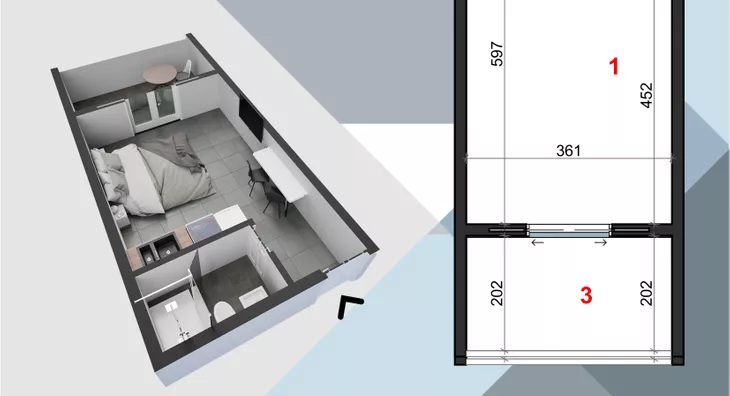 Jednosoban stan | 4zida