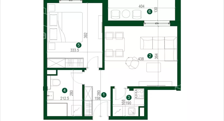Dvosoban stan | 4zida