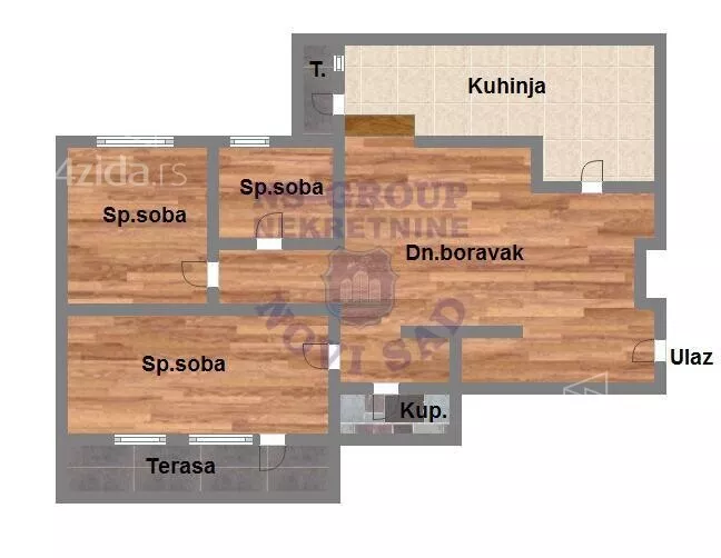 Troiposoban stan | 4zida