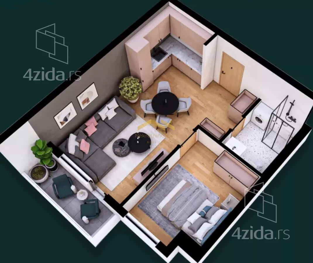 Dvosoban stan | 4zida