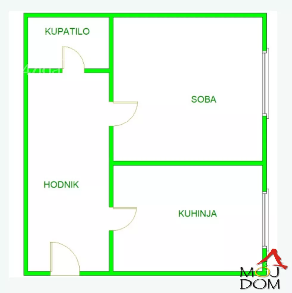 Jednosoban stan | 4zida