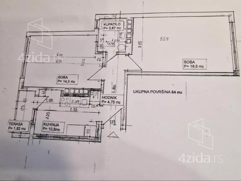 Dvosoban stan | 4zida