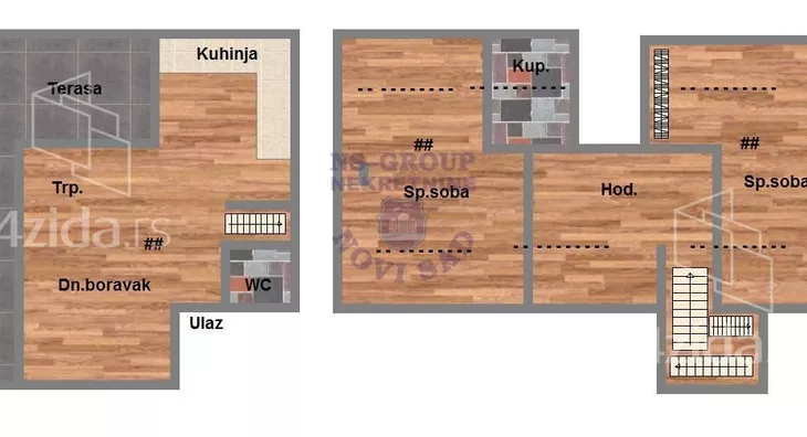 Trosoban stan | 4zida