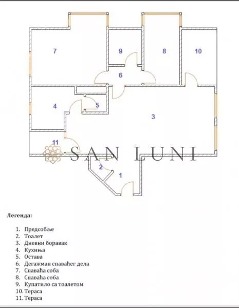 Trosoban stan | 4zida