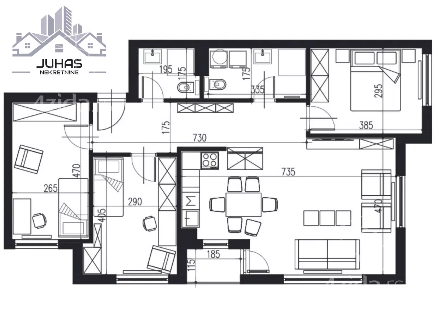 Četvorosoban stan | 4zida