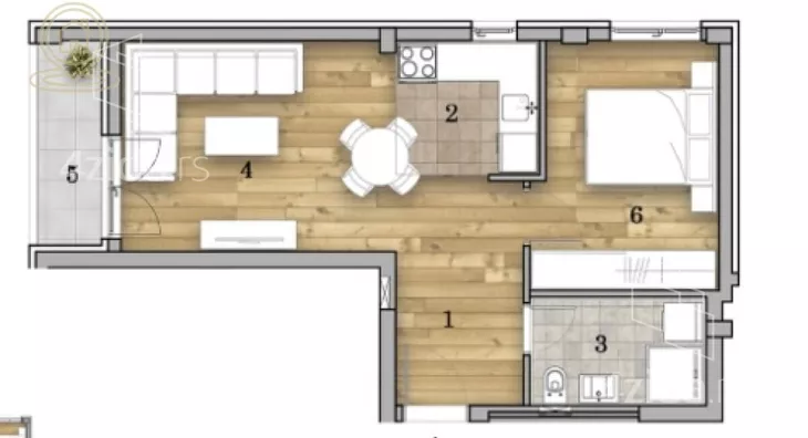 Dvosoban stan | 4zida