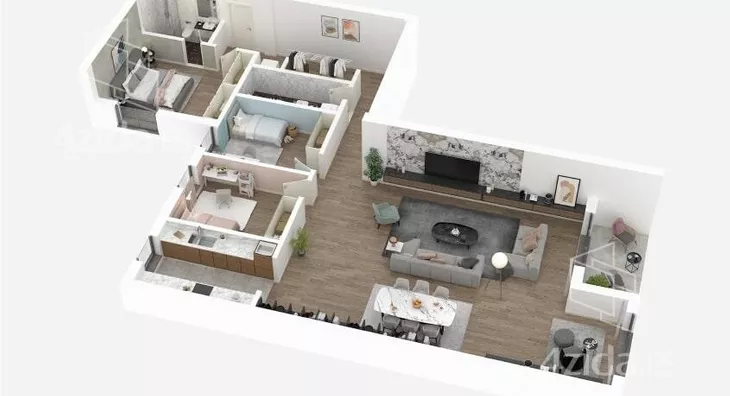 Petosoban stan | 4zida