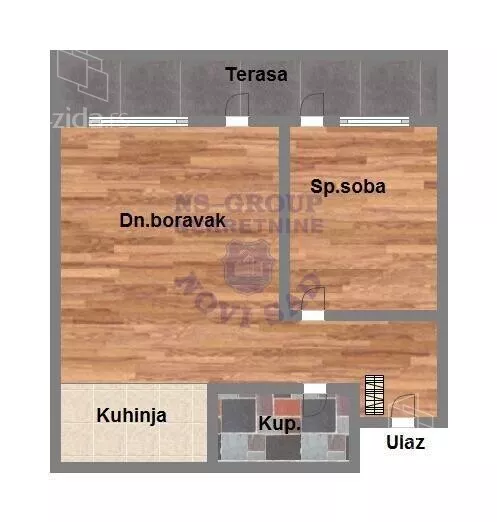Dvosoban stan | 4zida