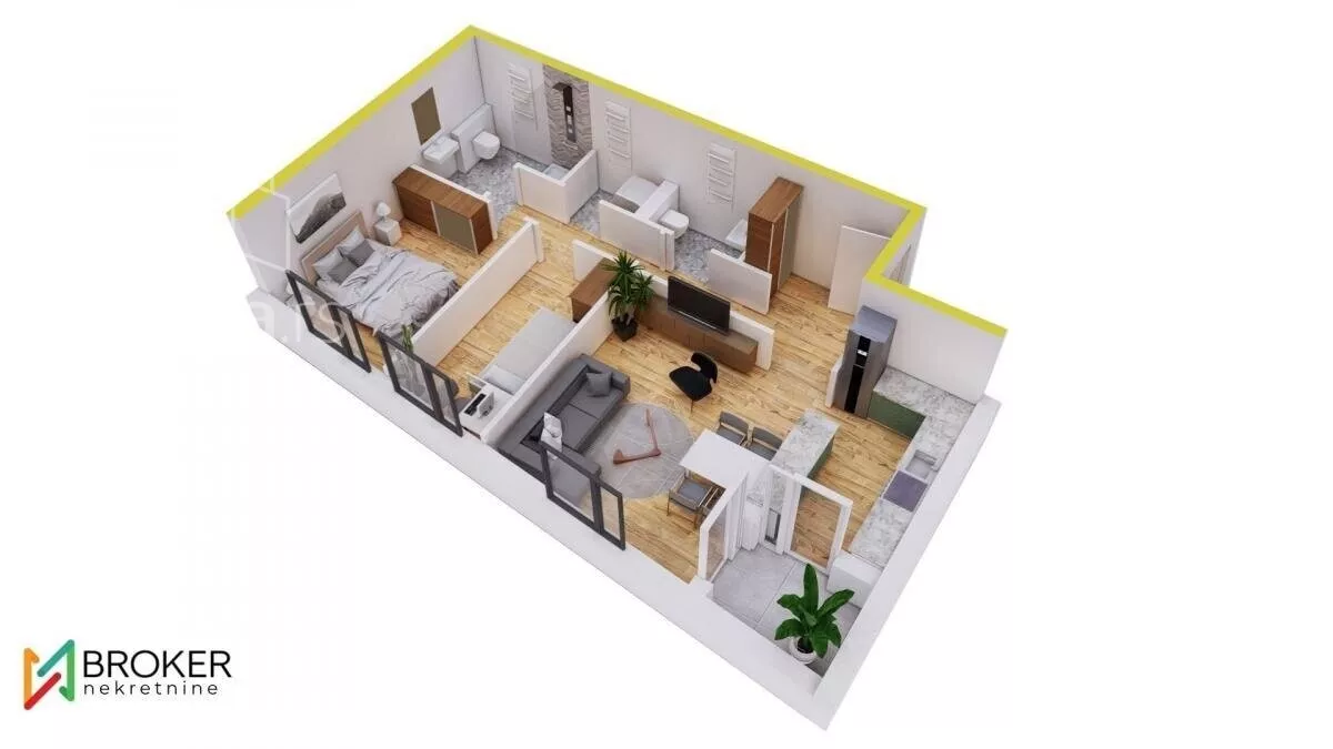 Dvoiposoban stan | 4zida