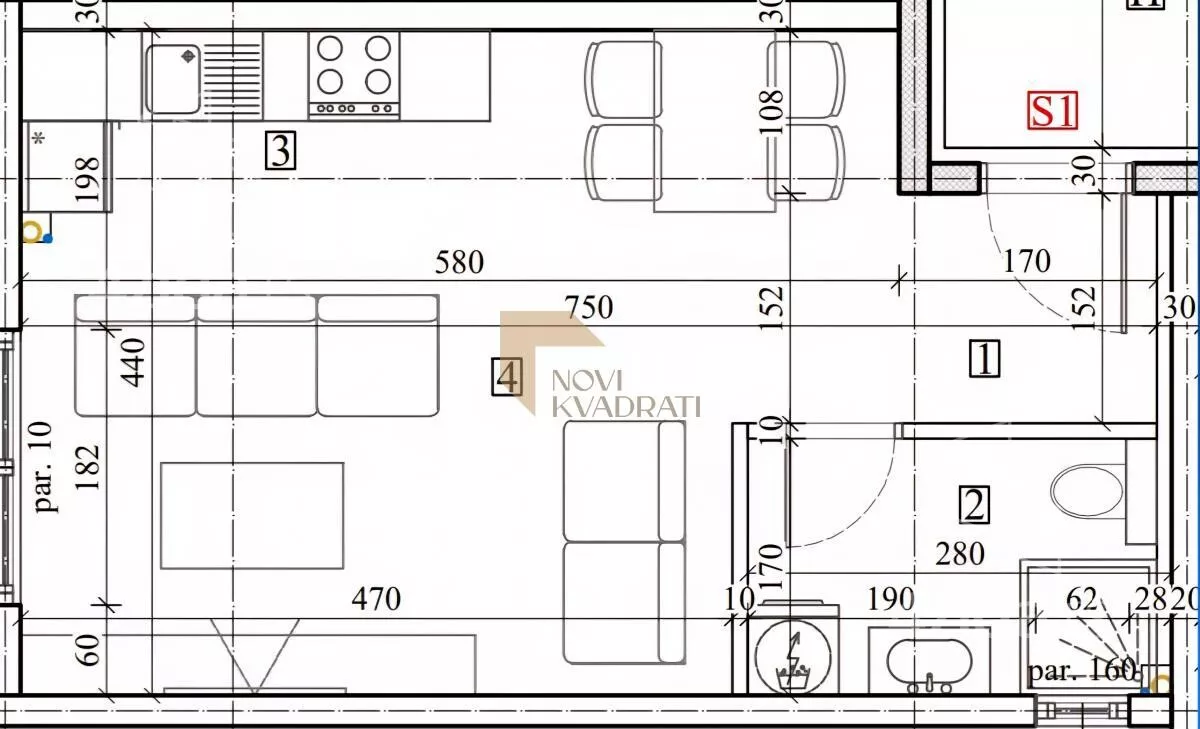 Jednosoban stan | 4zida